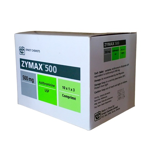 [ECL_DS-208] Zymax Caps 500Mg 3' (Azithromycin)