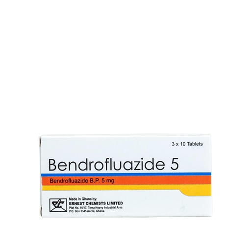 [ECL_DS-23] BENDROFLUAZIDE TAB 5MG 30' (ECL)
