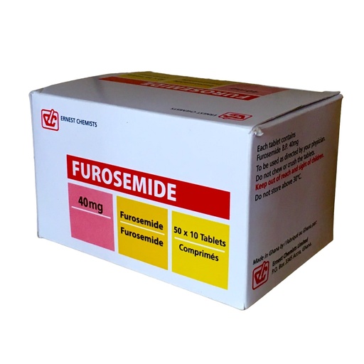 [ECL_DS-80] FUROSEMIDE TABS 40MG 500' (BLISTER)