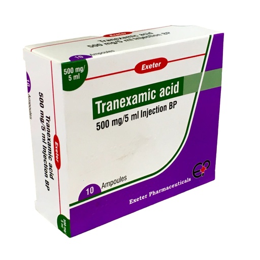 [ECL_EXE-199] TRANEXAMIC ACID 500MG/5ML INJ 10' (EXETER)