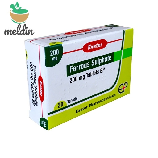 [ECL_EXE-92] Ferrous Sulphate 200mg (Exeter)30's