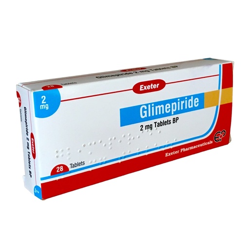[ECL_EXE-102] GLIMEPIRIDE TABS 2MG 28' (EXETER)