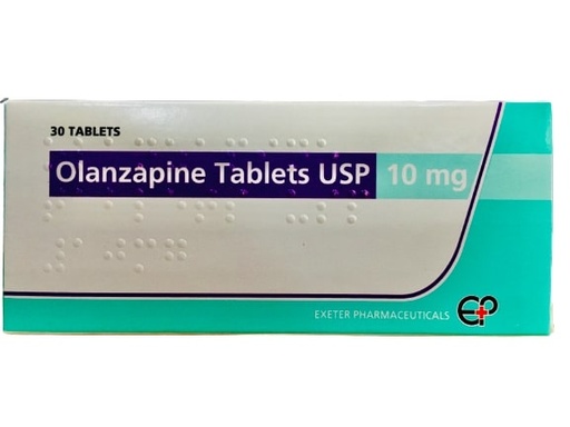 [ECL_EXE-146] Olanzipine tab 10mg 30's(Exeter)
