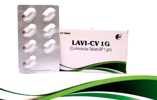 [ECL_LVN-25] LAVI CV(AMOXICLAV) TABS 1G 14'