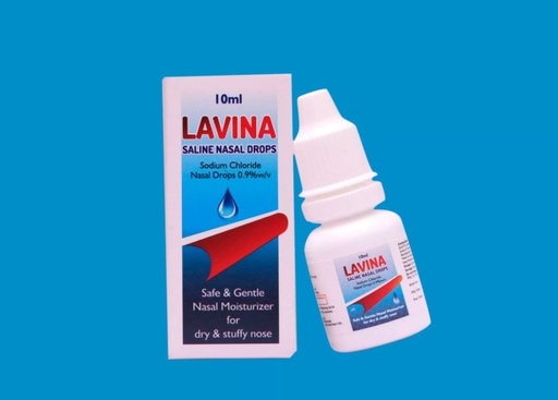 [ECL_LVN-55] SALINE NASAL DROPS 0.9% 10ML (LAVINA)