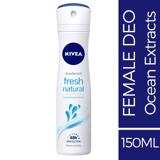 [ECL_NVA-119] NIVEA SPRAY FRESH NATURAL 150MLFEMALE