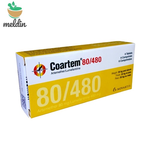 [ECL_NVT-13] COARTEM TAB 80/480MG 6's