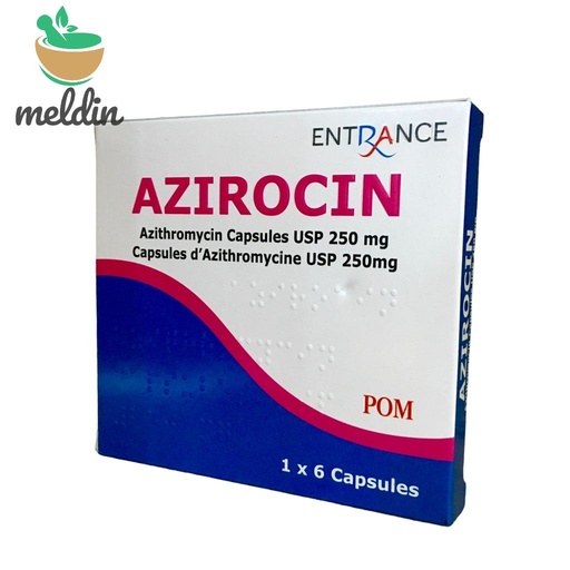 [ENT-39] Azirocin 250mg Caps (Azithromycin)