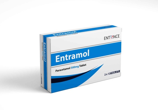 [ENT-95] Entramol 500Mg Tab 2 X 12'S (Paracetamol)