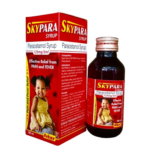 [ESK-46] Paracetamol Syr 125Mg/5Ml 100Ml (Skypara)