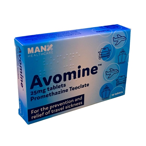 [UKP_GEN-36] AVOMINE 25mg Tab 10's