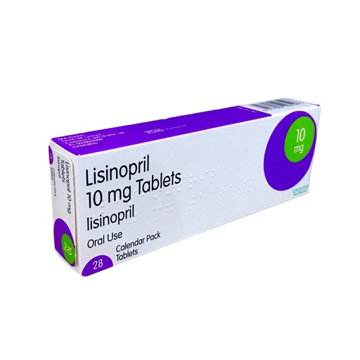 [UKP_GEN-191] Lisinopril 10mg Cap 28's (Teva)