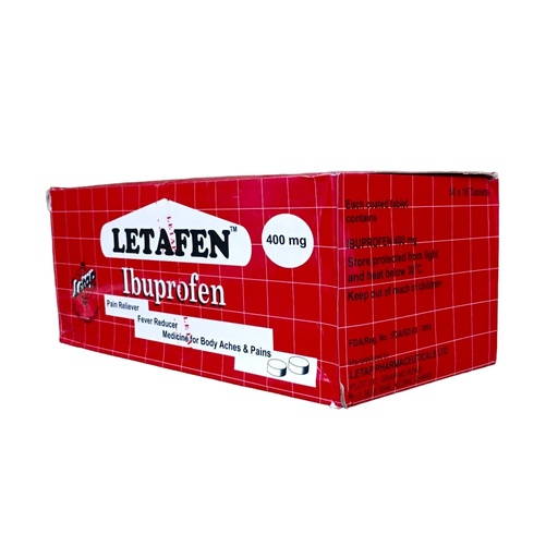 [LTP-50] Letafen tab 400mg (Ibuprofen)