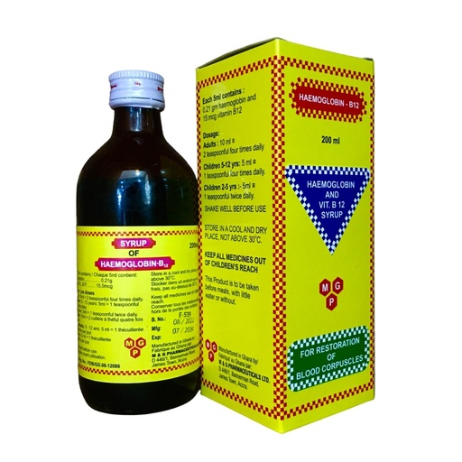 [M&G-10] Haemoglobin Syr (M&G) 200Ml