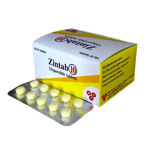[M&G-25] Zintab 10mg 100's