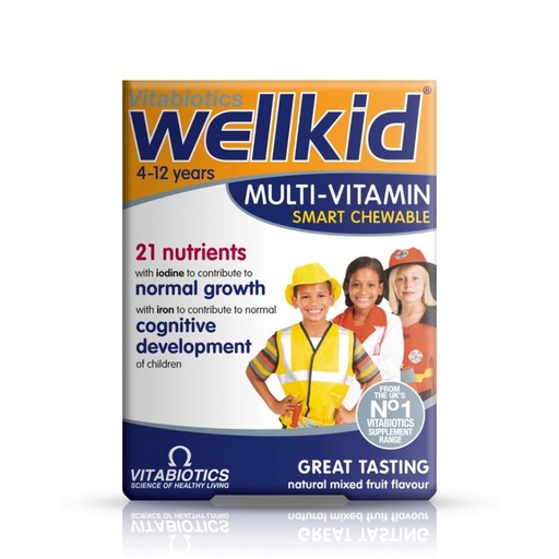 [UKP_VBT-64] Wellkid Chewable Tabs 30'S