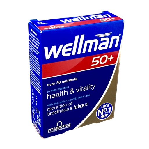 [UKP_VBT-75] Wellman 50 Plus Tabs 30'S