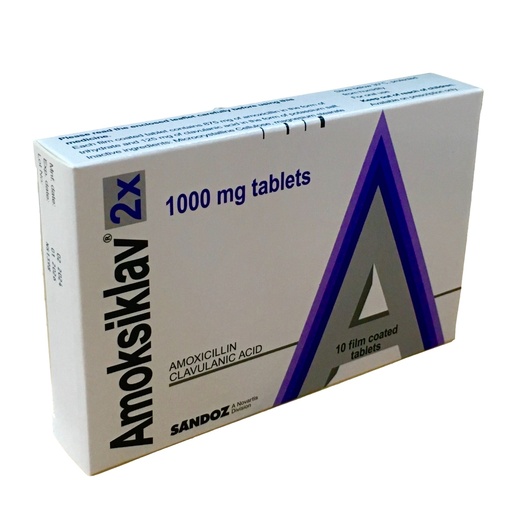 [PLB-04] AMOKSIKLAV TAB 1000MG (SANDOZ)