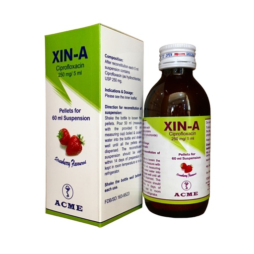 [PNC-13] CIPROFLOXACIN SUSP 60ML (ACME)