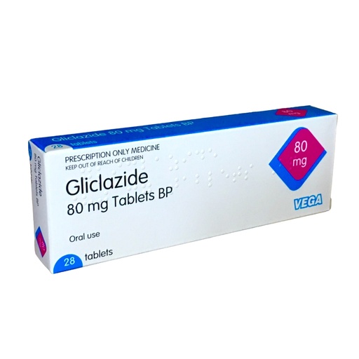 [PNC_VGA-110] GLICLAZIDE TABLETS 80MG 28s VEGA UK