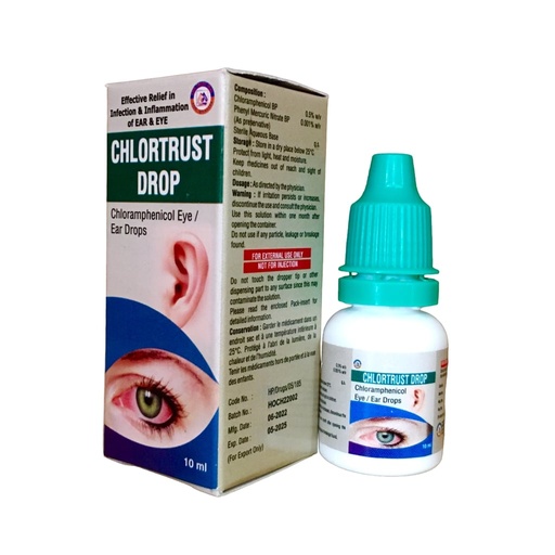 [PTR-08] Chloramphenicol Eye/Ear Drop (Chlortrust)