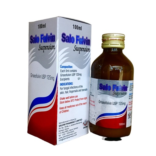 [SAL-18] Salofulvin Syr 125mg/5ml (Griseofulvin)