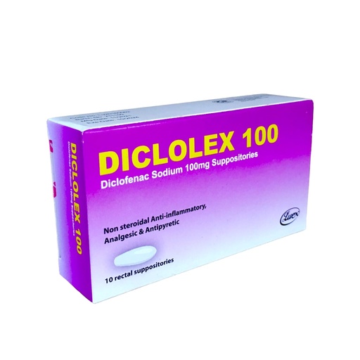 [UCM_LEX-20] Diclolex 100Mg Supp 10'S (Diclofenac)