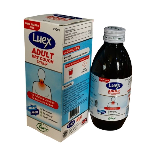 [UCM_LEX-38] LUEX ADULT DRY COUGH SYRUP 150ML