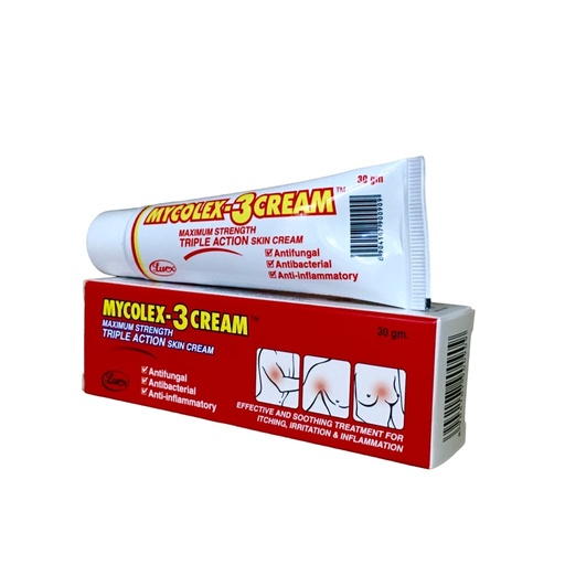 [UCM_LEX-57] MYCOLEX-3 CREAM 30G [CLOTRI+BETA+NEOMYCIN] 