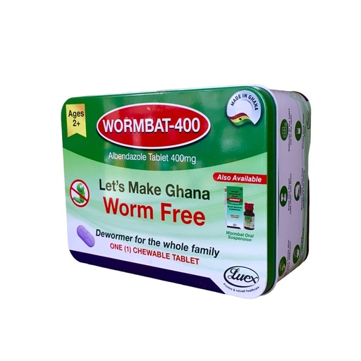 [UCM_IND-21] WORMBAT 400MG TABLETS 20X1'S