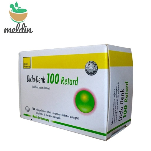 [DNK-31] Diclo-Denk 100Mg Tab 100's (Diclofenac)
