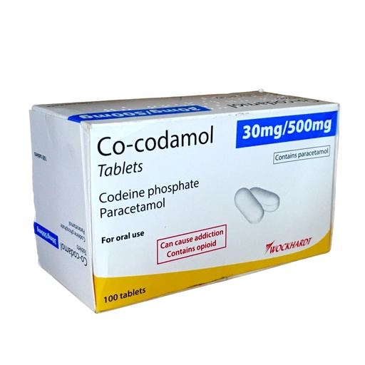 [UCOM_WDT-04] Co-Codamol 30/500Mg 100'S