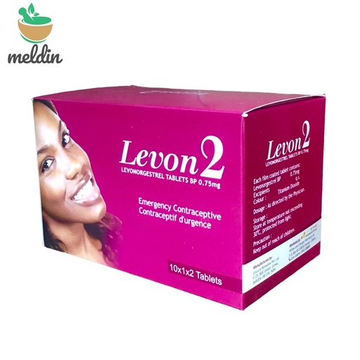 [Y&O-23] LEVON 2 POSTPIL (Levonorgestrel 0.75mg) 