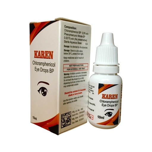 [Y&O-17] KAREN EYE DROP( Chloramphenicol Eye drop)