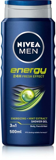 [ECL_NVA-115] NIVEA SHOWER GEL FRESH ENERGY 500ML