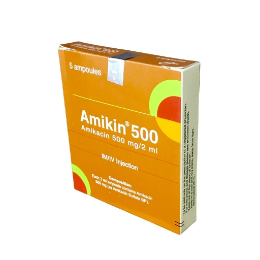 [PNC-09] AMIKACIN INJ 500MG 2ML 5'S INCEPTA