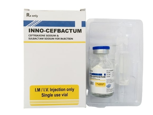 [OAJ-24] CEFTRIAZONE 1G + SULBACTUM 0.5G INJ (OA&J)