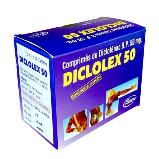 [UCM_IND-08] Diclolex 50Mg Tabs (Diclofenac)
