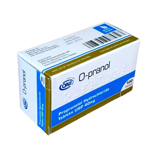 [OAJ-77] PROPANOLOL TAB 40MG (OA&J)