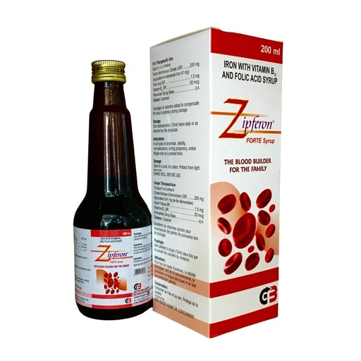 [GBP-118] Zipferon Forte Syrup 200Ml