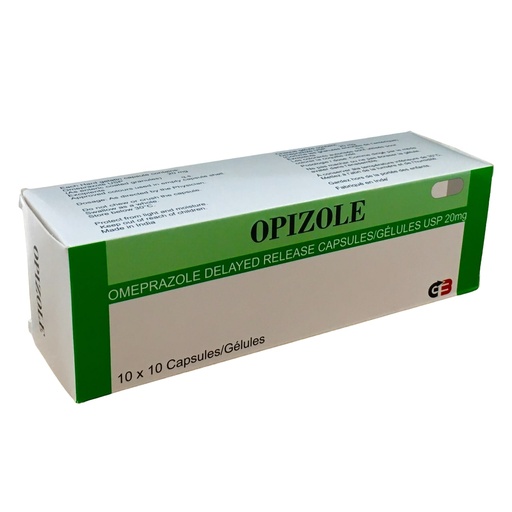 [GBP-92] OPIZOLE  CAPS 100's(Omeprazole)