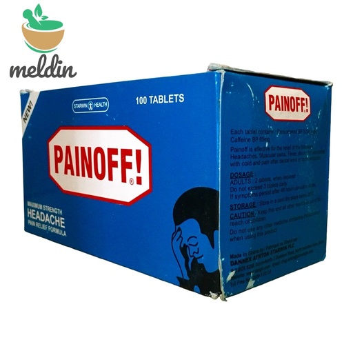 [DAS-25] PAINOFF TAB (25 X 4'S)