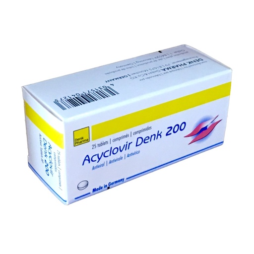 [DNK-01] ACYCLOVIR DENK 200MG 25'S