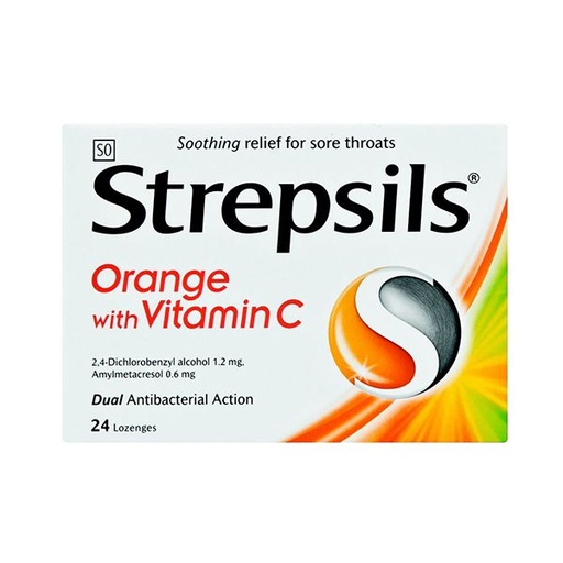 [ECL_RCK-15] STREPSILS LOZENGES 24' (Vitamin C)  