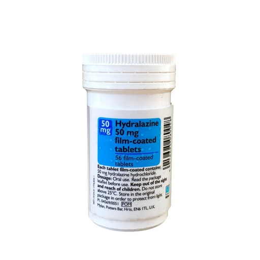 [UKP_GEN-158] HYDRALAZINE HCL 50MG 56'S
