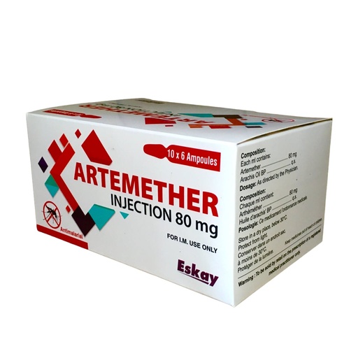 [ESK-03] ARTEMETHER INJ 80MG/ML 6's (Eskay)