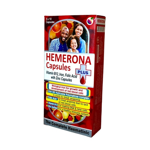 [RXM-26] Hemerona Plus Caps (Monopack)
