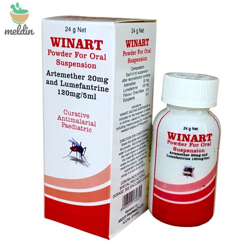 [ASC-06] WINART SUSP 60ml (Artemether + Lumefantrine)