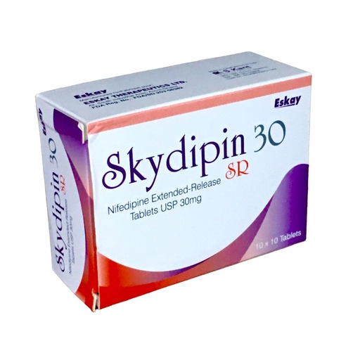 [ESK-55] Skydipin 30 SR (Nifedipine)