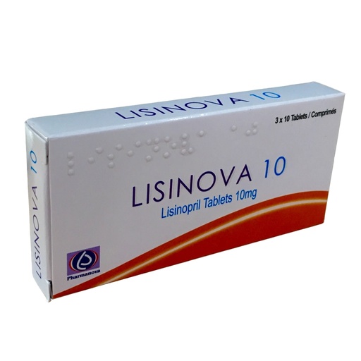 [PNV-83] Lisinova 10 Mg Tabs 30'S  (Lisinopril)